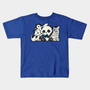 Black and White Animals Kids T-Shirt